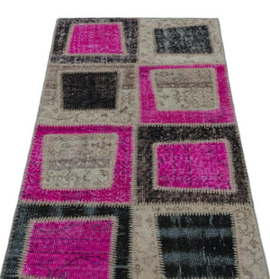 Apex Patchwork Unique Multi Naturel 21321 73 x 151 cm