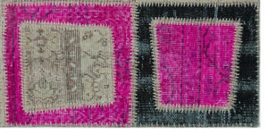 Apex Patchwork Unique Multi Naturel 21321 73 x 151 cm