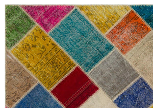 Apex Patchwork Unique Multi Naturel 21621 160 x 233 cm