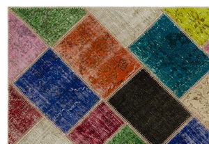 Apex Patchwork Unique Multi Naturel 21650 160 x 233 cm