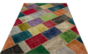 Apex Patchwork Unique Multi Naturel 21655 160 x 233 cm