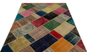 Apex Patchwork Unique Multi Naturel 21673 160 x 233 cm