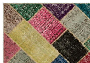 Apex Patchwork Unique Multi Naturel 21673 160 x 233 cm