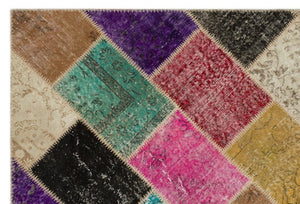 Apex Patchwork Unique Multi Naturel 22050 160 x 230 cm