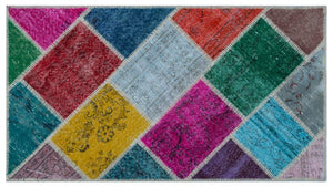 Apex Patchwork Unique Multi Naturel 25944 80 x 150 cm