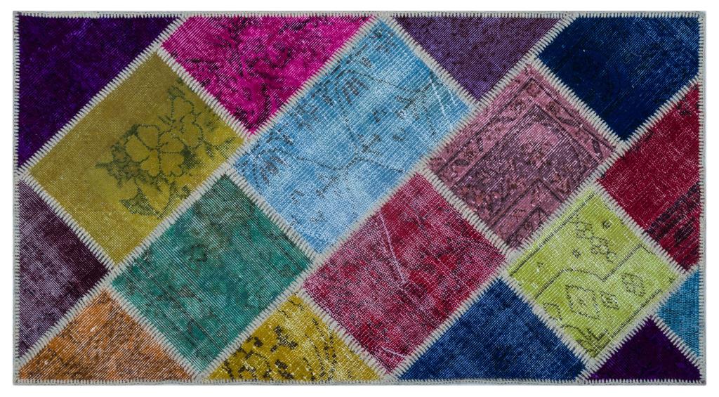 Apex Patchwork Unique Multi Naturel 25956 80 x 150 cm