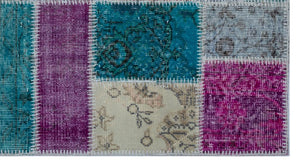 Apex Patchwork Unique Multi Naturel 25964 80 x 150 cm