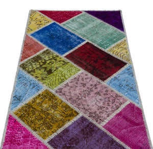 Apex Patchwork Unique Multi Naturel 25978 80 x 150 cm