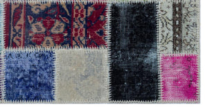 Apex Patchwork Unique Multi Naturel 26227 80 x 150 cm