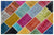 Apex Patchwork Unique Multi Naturel 33185 120 x 180 cm