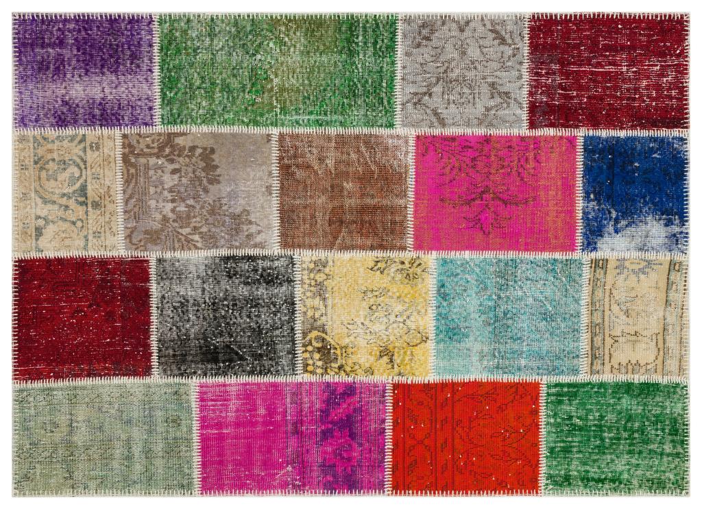 Apex Patchwork Unique Multi Natural 35406 161 x 224 cm