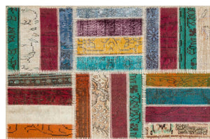 Apex Patchwork Unique Multi Naturel 35463 161 x 243 cm