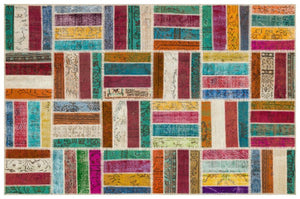 Apex Patchwork Unique Multi Naturel 35463 161 x 243 cm