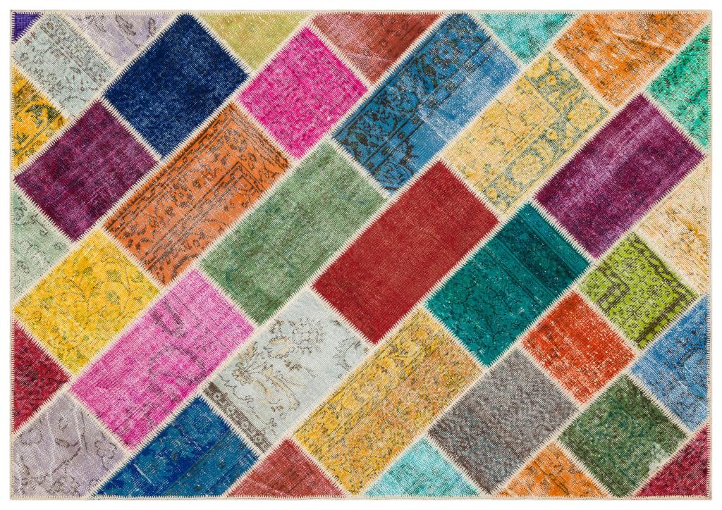 Apex Patchwork Unique Multi Naturel 35833 162 x 231 cm