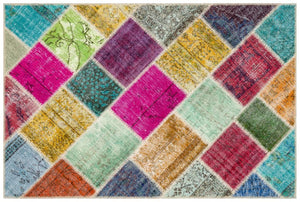 Apex Patchwork Unique Multi Naturel 36224 122 x 182 cm