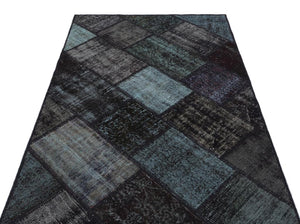 Apex patchwork unique black 31118 120 x 180 cm
