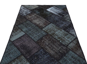 Apex patchwork unique black 31147 120 x 180 cm