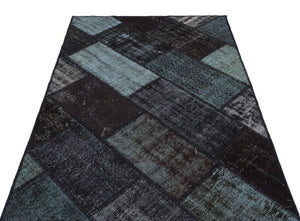 Apex patchwork unique black 31152 120 x 180 cm