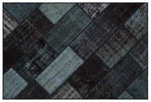 Apex patchwork unique black 31152 120 x 180 cm