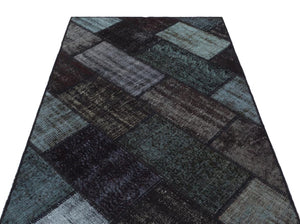Apex patchwork unique black 31178 120 x 180 cm