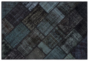 Apex Patchwork Unique Siyah 31218 120 x 180 cm