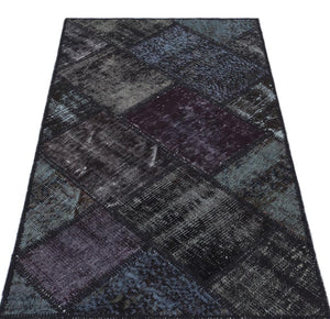 Apex patchwork unique black 31438 80 x 150 cm