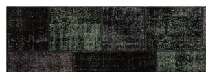 Apex patchwork unique black 36908 100 x 300 cm