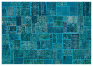 Apex Patchwork Unique Turkuaz 33887 160 x 230 cm