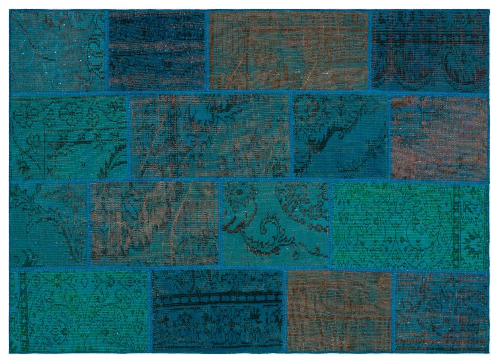Apex Patchwork Unique Turkuaz 33915 160 x 230 cm