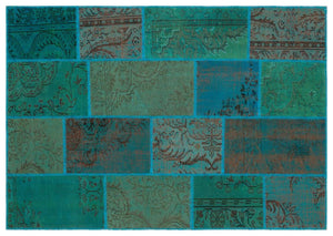 Apex Patchwork Unique Turkuaz 33916 160 x 230 cm