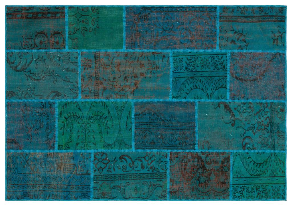Apex Patchwork Unique Turkuaz 33917 160 x 230 cm