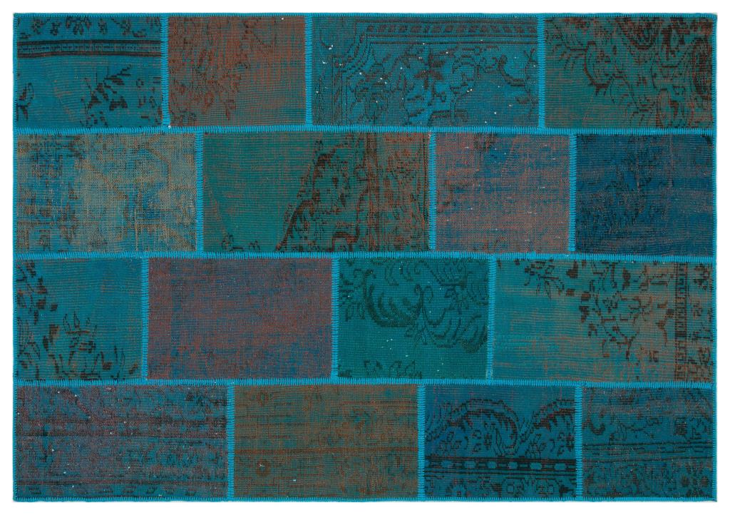 Apex Patchwork Unique Turkuaz 33944 160 x 230 cm