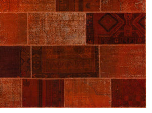 Apex Patchwork Unique Orange 20241 268 x 362 cm