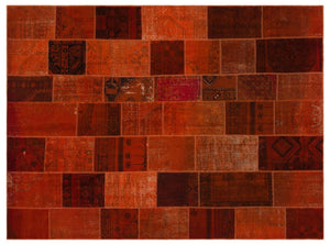 Apex Patchwork Unique Orange 20241 268 x 362 cm