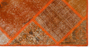 Apex Patchwork Unique Orange 31437 80 x 150 cm