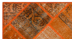 Apex Patchwork Unique Orange 31437 80 x 150 cm