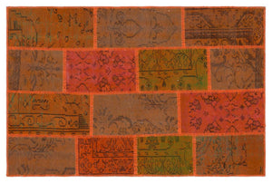 Apex Patchwork Unique Orange 33860 120 x 182 cm