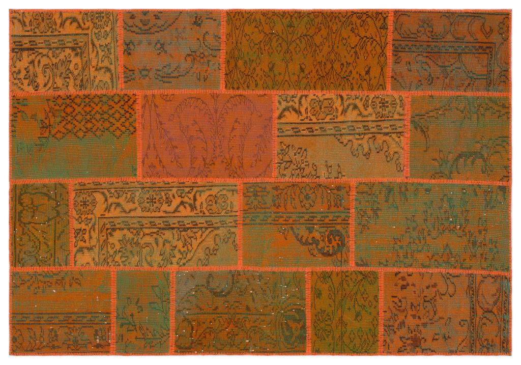 Apex Patchwork Unique Orange 33904 160 x 230 cm