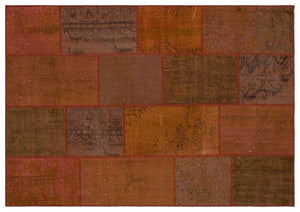 Apex Patchwork Unique Orange 33905 160 x 230 cm