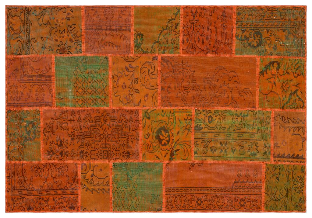 Apex Patchwork Unique Orange 33910 160 x 230 cm