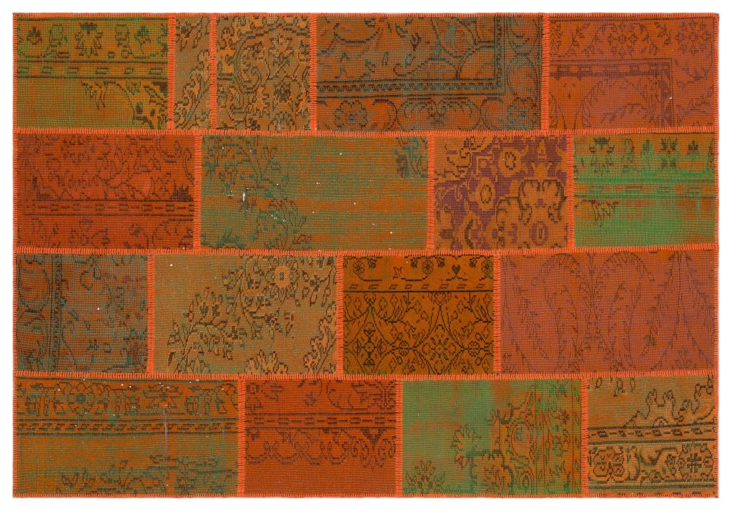Apex Patchwork Unique Orange 33929 160 x 230 cm