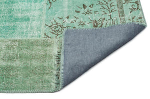 Apex Patchwork Unique Green 20767 160 x 231 cm
