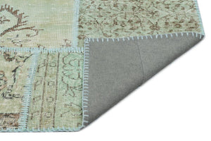 Apex Patchwork Unique Green 20889 160 x 232 cm