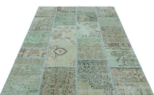 Apex Patchwork Unique Green 20889 160 x 232 cm