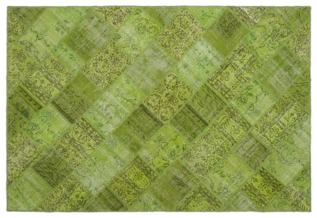 Apex Patchwork Unique Green 21075 191 x 285 cm