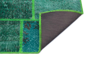 Apex Patchwork Unique Green 31206 120 x 180 cm