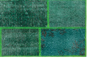 Apex Patchwork Unique Green 31206 120 x 180 cm