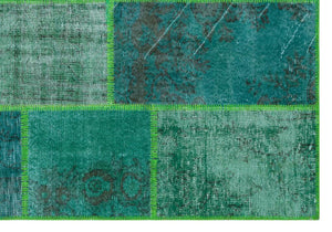Apex Patchwork Unique Green 31260 160 x 230 cm