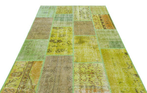 Apex Patchwork Unique Green 31273 160 x 230 cm