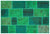 Apex Patchwork Unique Green 35573 121 x 181 cm